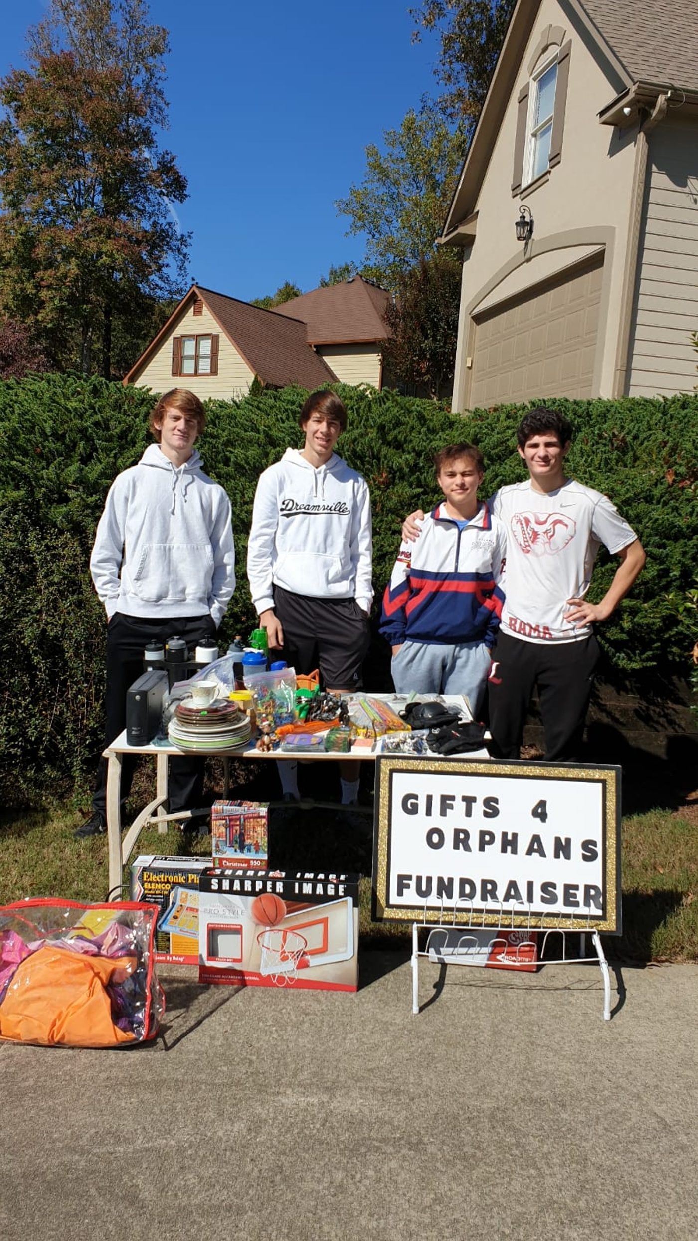 Supplies collected during the Fall 2018 fundraiser